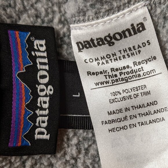 Patagonia Better Sweater ¼-Zip Fleece Large Gray - Picture 4 of 7